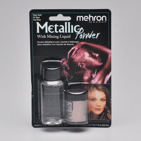 Metallic Powder e Mixing Liquid Oro Rosa