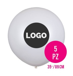 Mongolfiere 35" Stampa con Logo - 1 Lato / 1 Colore - 5 pz.