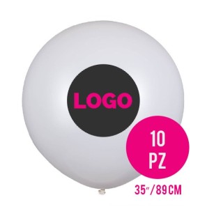 Mongolfiere 35" Stampa con Logo - 1 Lato / 2 Colori - 10 pz