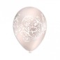 1 Palloncino Bianco Perla 60 con filigrana bianca 12"/30cm Palloncini Stampati