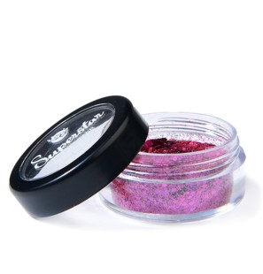 Glitter Chunky Mix Rosa Scuro 6ml Biodegradabile per Viso e Corpo