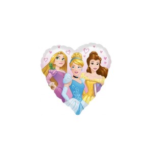 Palloncino Principesse Disney Cuore 18"/45cm in Mylar