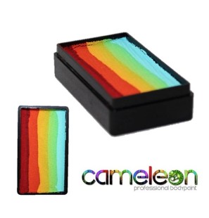 Aquacolor Rainbow Wow CB011 Colorblock larghezza 2,8cm da 30gr Colore Truccabimbi ad acqua