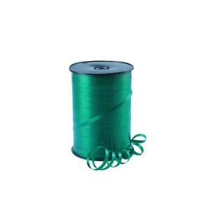 Nastro per pacchi regalo e palloncini arricciabile Verde Smeraldo 5mm x 500mt