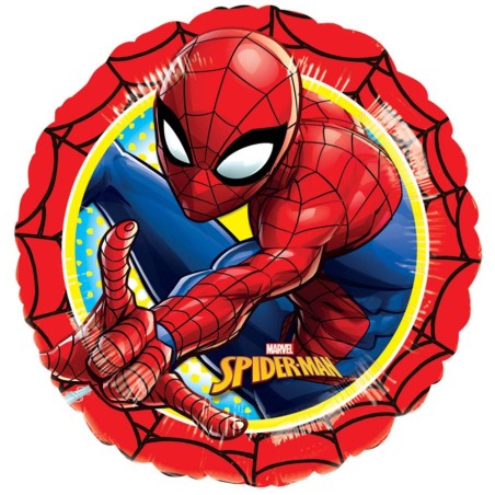 Palloncino Spiderman Ultimate Tondo 18"/45cm in Mylar