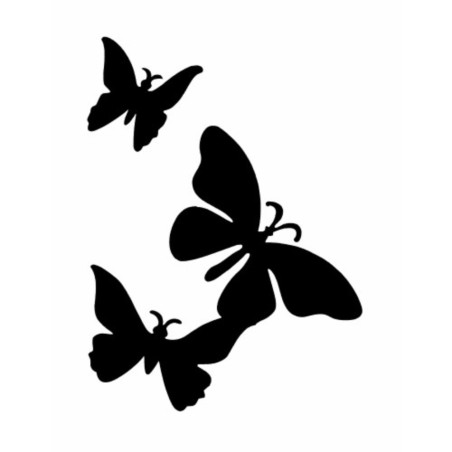 Stencil Adesivo 17300 Butterfly
