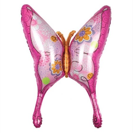 Palloncino Super Shape Farfalla Pink & Fucsia - 40"