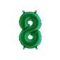Numero 8 35cm Verde Palloncino Mini Mylar