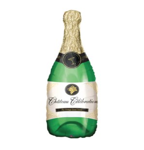 Palloncino Super Shape Champagne Bottle 100 X 50 cm - Mylar