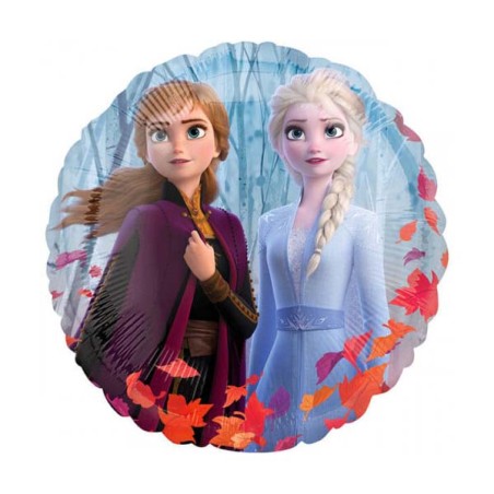 Palloncino Frozen 2 Elsa e Anna Tondo 18"/45cm Palloncino Mylar