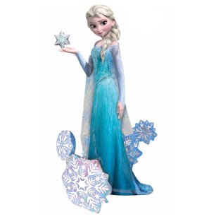 Palloncino Frozen Elsa 35"x57"/88cmX144cm Palloncino AirWalker Mylar