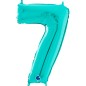 Numero 7 in Mylar 40"/100cm Mega Tiffany