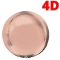 Palloncino Sfera 4D Rosa Gold 22"/56cm in Mylar
