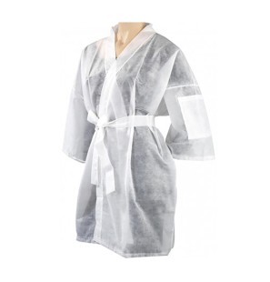 Kimono monouso bianco in tnt