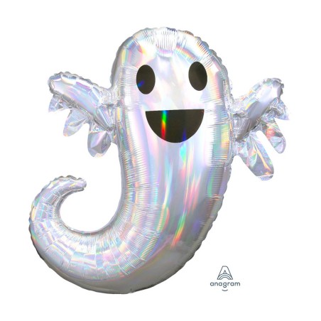 Palloncino Fantasma Iridescente di Halloween 25"x28"/63cmX71cm SuperShape in Mylar