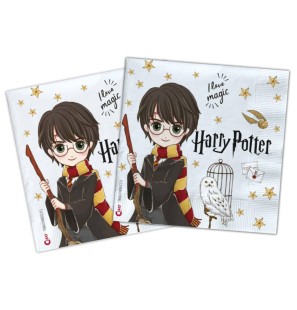 20 Tovaglioli carta 33x33cm Harry Potter "Wizarding World"