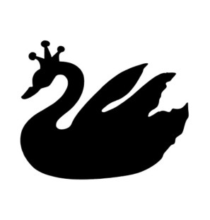 Stencil Adesivo 19600 Swan Crow