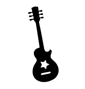 Stencil Adesivo 74000 Guitar