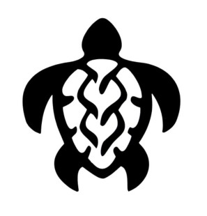 Stencil Adesivo 76100 Hawaii Turtle