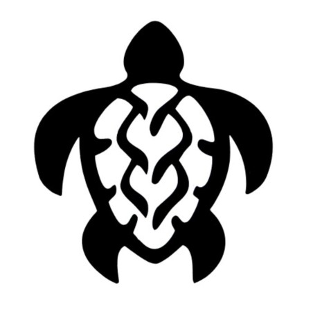 Stencil Adesivo 76100 Hawaii Turtle