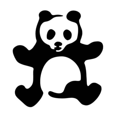 Stencil Adesivo 12500 Panda