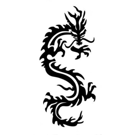 Stencil Adesivo 14400 Dragon Chinese