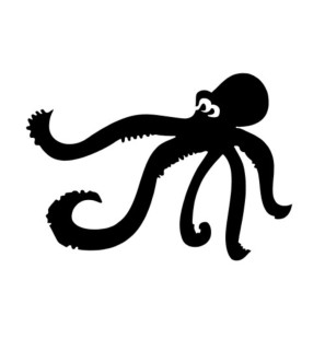 Stencil Adesivo 73400 Octopus
