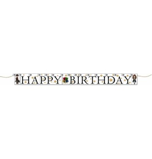 Festone Harry Potter Happy Birthday in cartone 210 cm