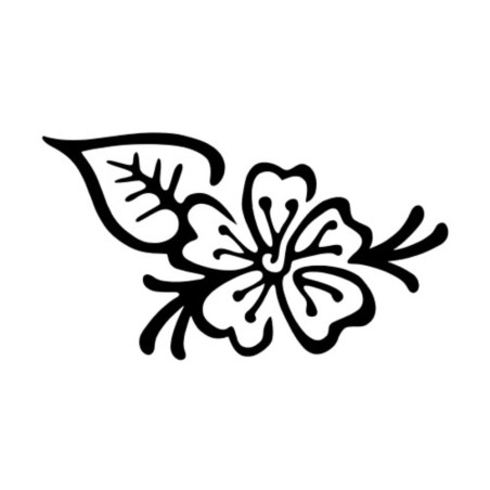 Stencil Adesivo 10010 Henna Flower