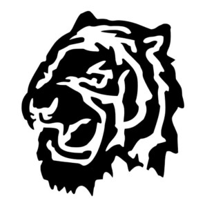 Stencil Adesivo 11400 Tiger Head