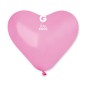 1 Palloncino Rosa 006 Pastello 11"/25cm a forma di cuore Sagomato