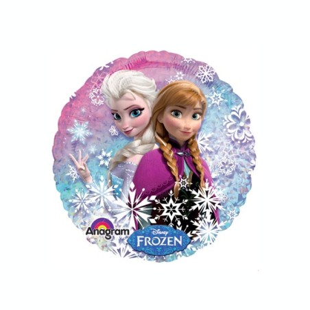 Palloncino Frozen Elsa e Anna Olografico  18"/45cm Palloncino Mylar