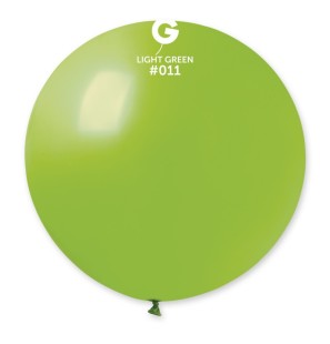 1 Palloncino Verde Lime 011 Pastello 35"/89cm Palloncini Rotondi
