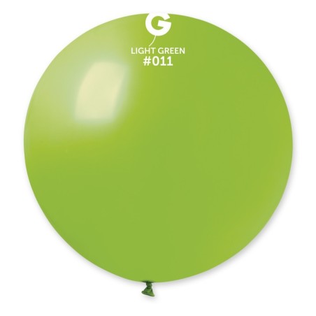 1 Palloncino Verde Lime 011 Pastello 35"/89cm Palloncini Rotondi