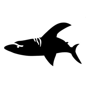 Stencil Adesivo 22400 Shark