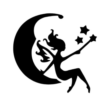 Stencil Adesivo 40401 Moon Fairy