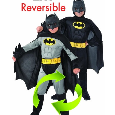 Costume Batman Reversibile Bambino 10-12 anni