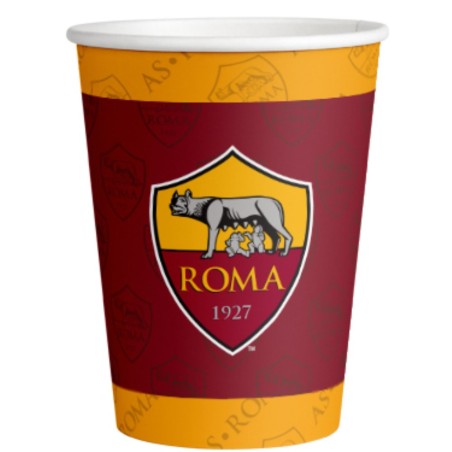 8 Bicchieri della Roma carta compostabile 266ml