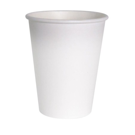 8 Bicchieri Bianco carta compostabili 250ml