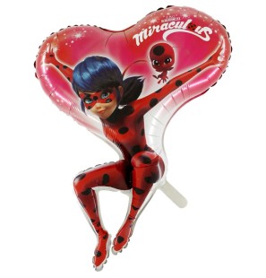 Palloncino Miraculous Lady Bug 37"/94 cm SuperShape in Mylar
