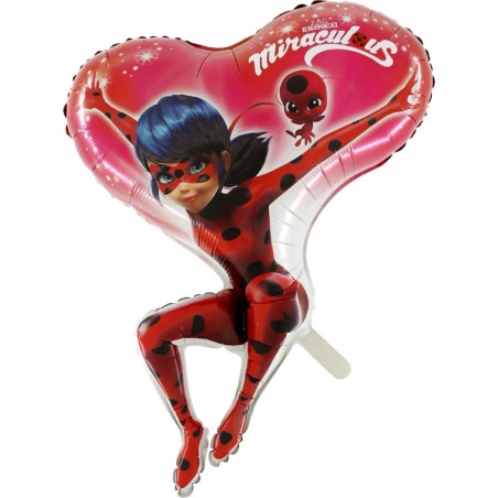 Palloncino Miraculous Lady Bug 37"/94 cm SuperShape in Mylar