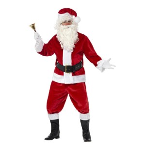 Costume Babbo Natale Deluxe Tag. Unica