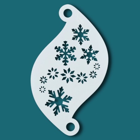 Stencil Snowflakes per Truccabimbi