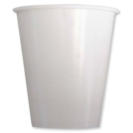 20 Bicchieri Compostabili in Carta 250ml Bianco