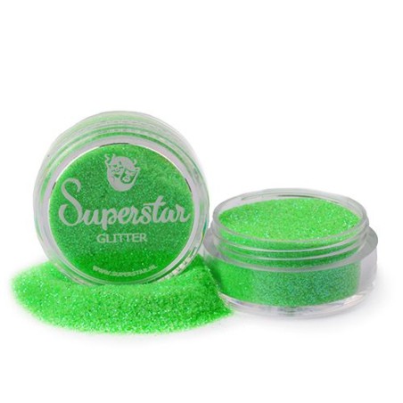 Glitter in Vasetto Crys Green Fluo UV 483
