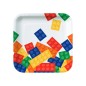 8 Piatti Lego Block Party carta compostabili 18cm