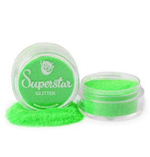 Glitter in Vasetto Green Fluo UV 304