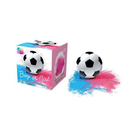 Pallone da Calcio Gender Reveal Maschio diametro 15 cm