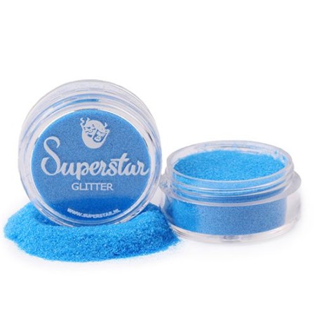 Glitter in Vasetto Blue Fluo UV 325