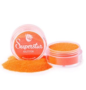 Glitter in Vasetto Orange Fluo UV 322